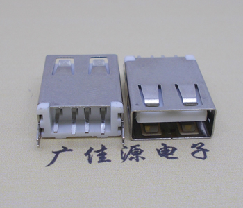 佛山USB AF立式 直插 加长款17.5MM 大电流3A插座