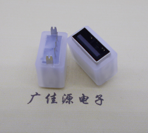 佛山USB连接器接口 10.5MM防水立插母座 鱼叉脚