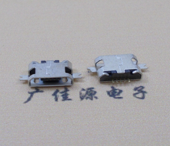 佛山MICRO USB B型口 两脚SMT沉板0.7/1.0/1.6直边