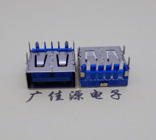 佛山 USB5安大电流母座 OPPO蓝色胶芯,快速充电接口