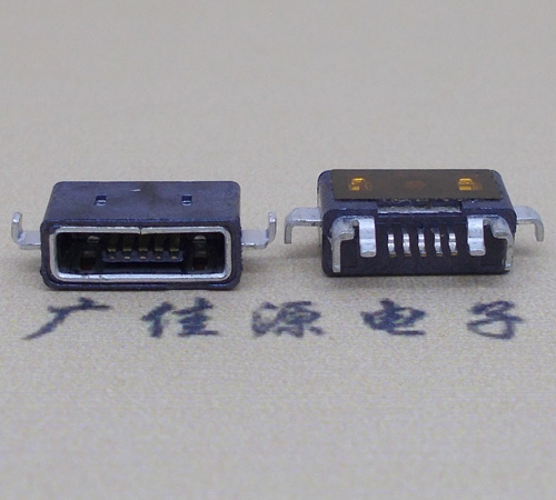 佛山MICRO USB防水AB型口母头3D图纸封装