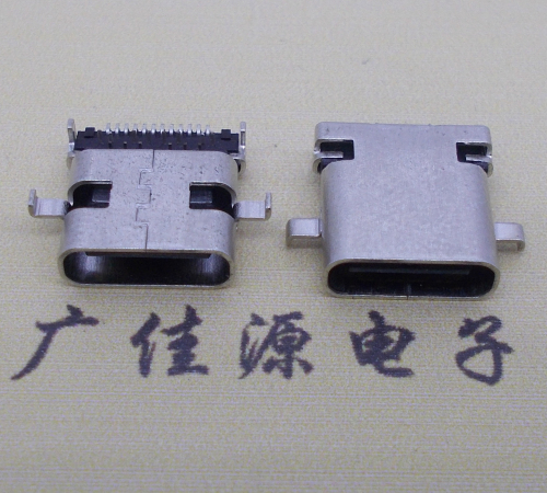 佛山卧式type-c24p母座沉板1.1mm前插后贴连接器