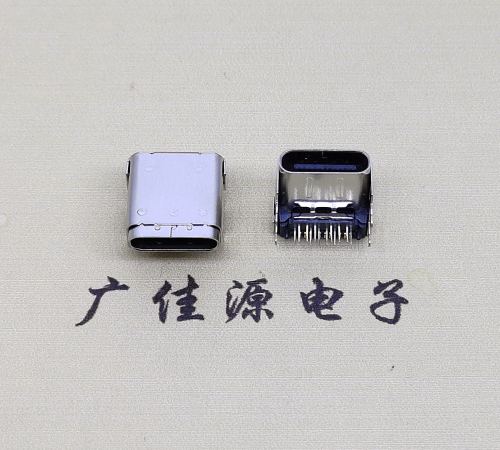 佛山type c24p板上母头 typec接口数据CL=3.4,DIP+SMT端子DIP长脚